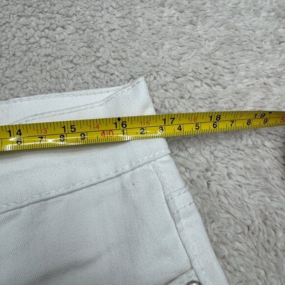 NYDJ Lift X Tuck Women's Crop White Denim Pants, Size 12 NWOT - Picture 8 of 11